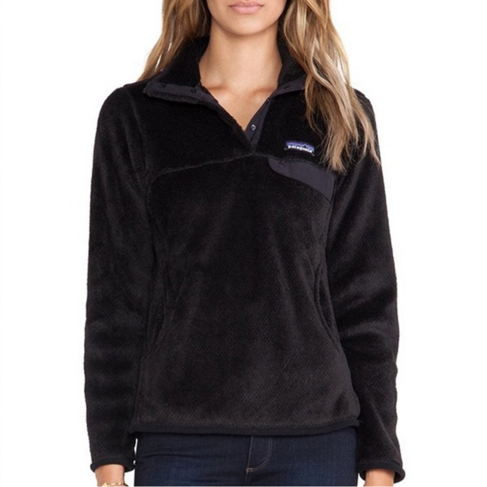 Patagonia Retool Snap Black Pullover